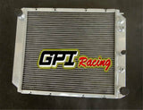 Aluminum radiator FOR Volvo 740 2.0 petrol / 2.3 petrol / 2.0 turbo petrol / 2.3 turbo petrol - 744 / 745 - 1983 1984 1985 1986 1987 1988 1989 1990 1991 1992