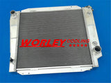 3Row Aluminum Radiator For 1966-1977 Bronco with Chevrolet Config V8 1966 1967 1968 1969 1970 1971 1972 1973 1974 1975 1976 1977