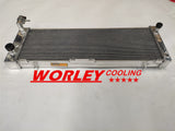 4ROW aluminum radiator for Jeep Cherokee XJ 2.5 4.0 trans cooler Right Hand side 1991-2001 91 92 93 94 95 96 97 98 99 00 01