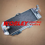 With 45 degree BENT Bracket ALUMINUM RADIATOR FOR YAMAHA WR400F 1998 1999 2000