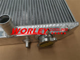 2Row Aluminum Radiator for Honda Civic EK EG D15 D16 1992-2000 MT manual 28mm PIPE 92 93 94 95 96 97 98 99 00