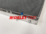 3ROW Aluminum Radiator FOR Mitsubishi Galant VR-4/VR4 EC5A/EC5W 6A13TT AT 1996-2003 96 97 98 99 00 01 02 03