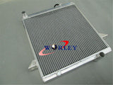 3 Row Aluminum Radiator + Shroud+ Fan for Triumph TR6 1969 1970 1971 1972 1973 1974 / TR250 1967 1968