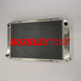 Aluminum Radiator For Ford Mustang GT GL LX SVT Cobra 5.0L Windsor V8 302 1979-1993 AT 79 80 81 82 83 84 85 86 87 88 89 90 91 92 93