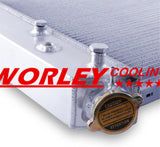 28" WIDE CORE 3Row Aluminum Radiator For 1980-1985 Oldsmobile Toronado 1980 1981 1982 1983 1984 1985