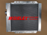 3 rows 44mm aluminum radiator for Ford MUSTANG V8 289 302 WINDSOR 1964 1965 1966 AT automatic / MT manual 3.3L 4.3L 4.7L