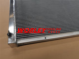27" WIDE CORE 3Row Aluminum Radiator For 1976 1977 Pontiac Firebird Base / Esprit V8 6.6L