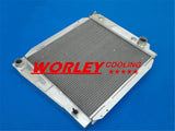 3Row Aluminum Radiator For 1966-1977 Bronco with Chevrolet Config V8 1966 1967 1968 1969 1970 1971 1972 1973 1974 1975 1976 1977