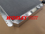 3Row Aluminum Radiator For 1949-1954 Chevy Bel-Air 1949 1950 1951 1952 1953 1954 V8