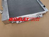 3 rows 44mm aluminum radiator for Ford MUSTANG V8 289 302 WINDSOR 1964 1965 1966 AT automatic / MT manual 3.3L 4.3L 4.7L