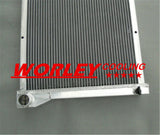 62mm 3 ROW Aluminum RADIATOR FOR 1968-1972 GMC 35/3500 Pickup Truck 68 69 70 71 72