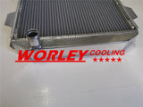Aluminium radiator for Ford Capri 2.8 MK3 1981-1987 manual MT 1982 1983 1984 1985 1986