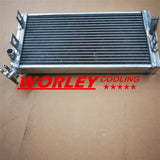 2 rows 40mm aluminum alloy radiator for Yamaha TZ250 TZ250A 1990 90 TZ 250 A