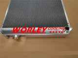 44mm Aluminum Radiator For 1963 1964 1965 1966 Chevrolet K10 K20 Pickup 3.8L 4.1L 4.6L 4.8L 5.3L