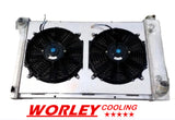 44mm 3 ROW Aluminum RADIATOR FOR 1967-1972 Chevy C10 C20 K10 K20 K30 67 68 69 70 71 72