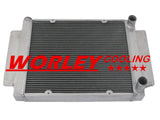 3Row Aluminum Radiator For 1972-1978 Mazda RX-3 RX3 1972 1973 1974 1975 1976 1977 1978 with heater pipe manual