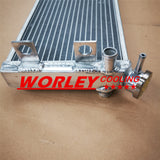 2 rows 40mm aluminum alloy radiator for Yamaha TZ250 TZ250A 1990 90 TZ 250 A