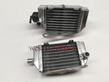 Aluminum radiator for KTM 50 SX/SX MINI/SXS 2-STROKE 50cc/49cc 2021 2022 2023
