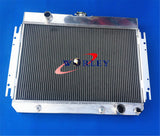 3Row Aluminum Radiator For 1966-1968 CHEVROLET BEL AIR 1966 1967 1968 44mm thick core