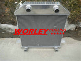 44mm 3 Row Aluminum Radiator For Ford / Mercury Car Flat Head V8 1939 1940 1941 39 40 41