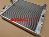 2row 42mm Aluminum Radiator for Honda CIVIC EG EK EH EJ EM B16 B18 D15 D16 1992-2000 92 93 94 95 96 97 98 99 00 manual MT 32mm pipe