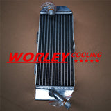 With 45 degree BENT Bracket ALUMINUM RADIATOR FOR YAMAHA WR400F 1998 1999 2000