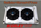 44mm 3 ROW Aluminum RADIATOR FOR 1967-1972 Chevy C10 C20 K10 K20 K30 67 68 69 70 71 72