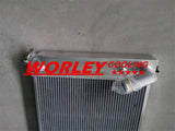 Aluminum radiator for corvette 5.7 V8 small black engine 1969 1970 1971 1972 69 70 71 72