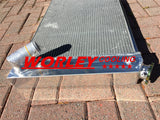 Aluminum radiator for corvette 5.7 V8 small black engine 1969 1970 1971 1972 69 70 71 72