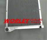 44mm 3 ROW Aluminum RADIATOR FOR 1967-1972 Chevy C10 C20 K10 K20 K30 67 68 69 70 71 72