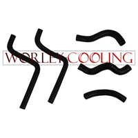For Honda CR125 CR 125 CR125R 2000 2001 2002 00 01 02 Silicone Radiator Hose BLACK