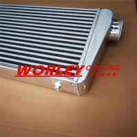 24"x12"x3" FMIC Aluminum Intercooler Universal 600 x 300 x 76mm 3" Inlet/Outlet
