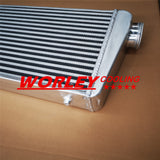24"x12"x3" FMIC Aluminum Intercooler Universal 600 x 300 x 76mm 3" Inlet/Outlet
