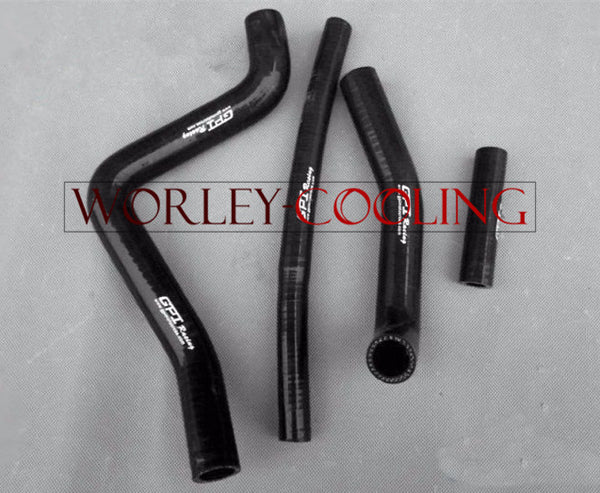 FOR KAWASAKI KX125 KX 125 1994 - 2002 94 95 96 97 98 99 00 01 02 Silicone Radiator Hose Kit BLACK