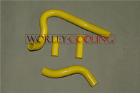 YELLOW silicone radiator hose for HONDA CR250 CR250R CR 250 R 1992-1996 92 93 94 95 96