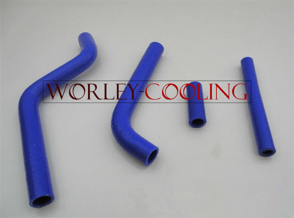 BLUE silicone radiator hose for YAMAHA YZ125 YZ 125 1996-2001 96 97 98 99 00 01