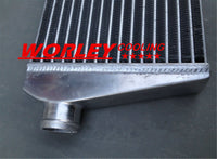 Universal Turbo Front Mount Aluminum Intercooler 235x550x45mm Tube & Fin 2" pipe