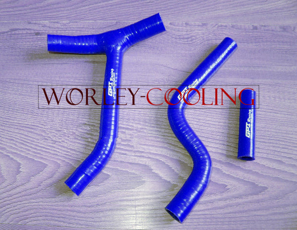 For YAMAHA YZF250 YZ250F 2010 2011 2012 2013 Silicone Y Radiator Hose 10 11 12 13 BLUE