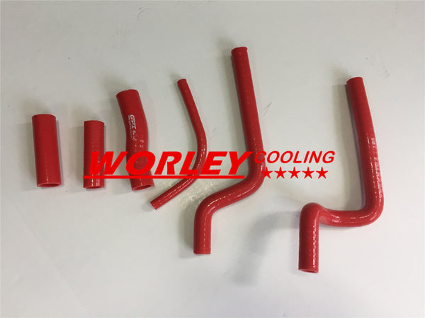 FOR Honda CR500 CR 500 1995-2001 95 96 97 98 99 00 01 silicone radiator hose Red