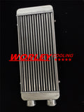 Turbo Full Aluminum Intercooler 600x300x75mm 3" Delta Fin Same Side In/Outs overall length 788mm
