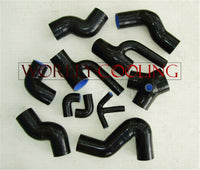 Silicone Piping Hose Kit for AUDI S4 A6 B5 C5 2.7L BI-TURBO 1997-2001 97 98 99 00 01 BLACK