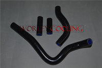 BLACK silicone radiator hose for HONDA CR250 CR250R CR 250 R 1992-1996 92 93 94 95 96