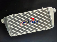 UNIVERSAL TURBO FRONT MOUNT ALUMINUM INTERCOOLER 18" x 9" x2" inlet/outlet: 2.2"