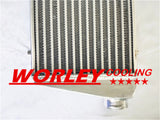 550 x 230 x 50mm FMIC ALUMINUM INTERCOOLER 2.25" INLET/OUTLET TURBO Tube and Fin