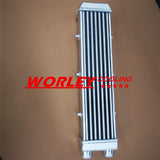 Full Aluminum Turbo Intercooler 2" 550x140x80mm Bar & Plate SAME SIDE Outlets