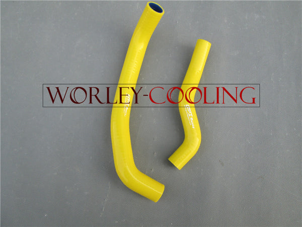 Silicone Radiator Hose Kit for Suzuki LTZ400 Kawasaki KFX400 DVX400 2003-2008 03 04 05 06 07 08 YELLOW