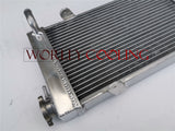 4ROW alloy aluminum radiator FOR Go Kart go-kart karting 17.6" x 9" x 2.1"