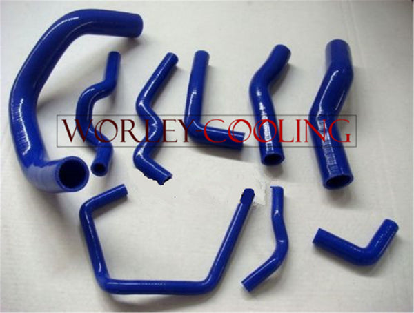 Silicone Coolant Hose Kit for Nissan Silvia/200SX RPS13/S14/S15 SR20DET BLUE 1993-1999 93 94 95 96 97 98 99