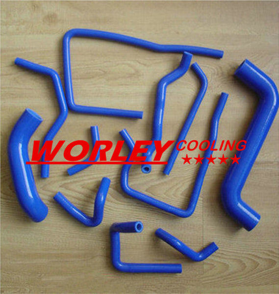 Silicone Hose For Subaru Impreza WRX/STi GDA/GDB EJ20/EJ25 2002 2003 2004 2005 2006 2007 BLUE 02 03 04 05 06 07