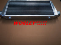 Universal Front Mount Alloy Intercooler Tube&Fin 600x300x80mm 76mm 3" In/Outlet overall 105mm thickness